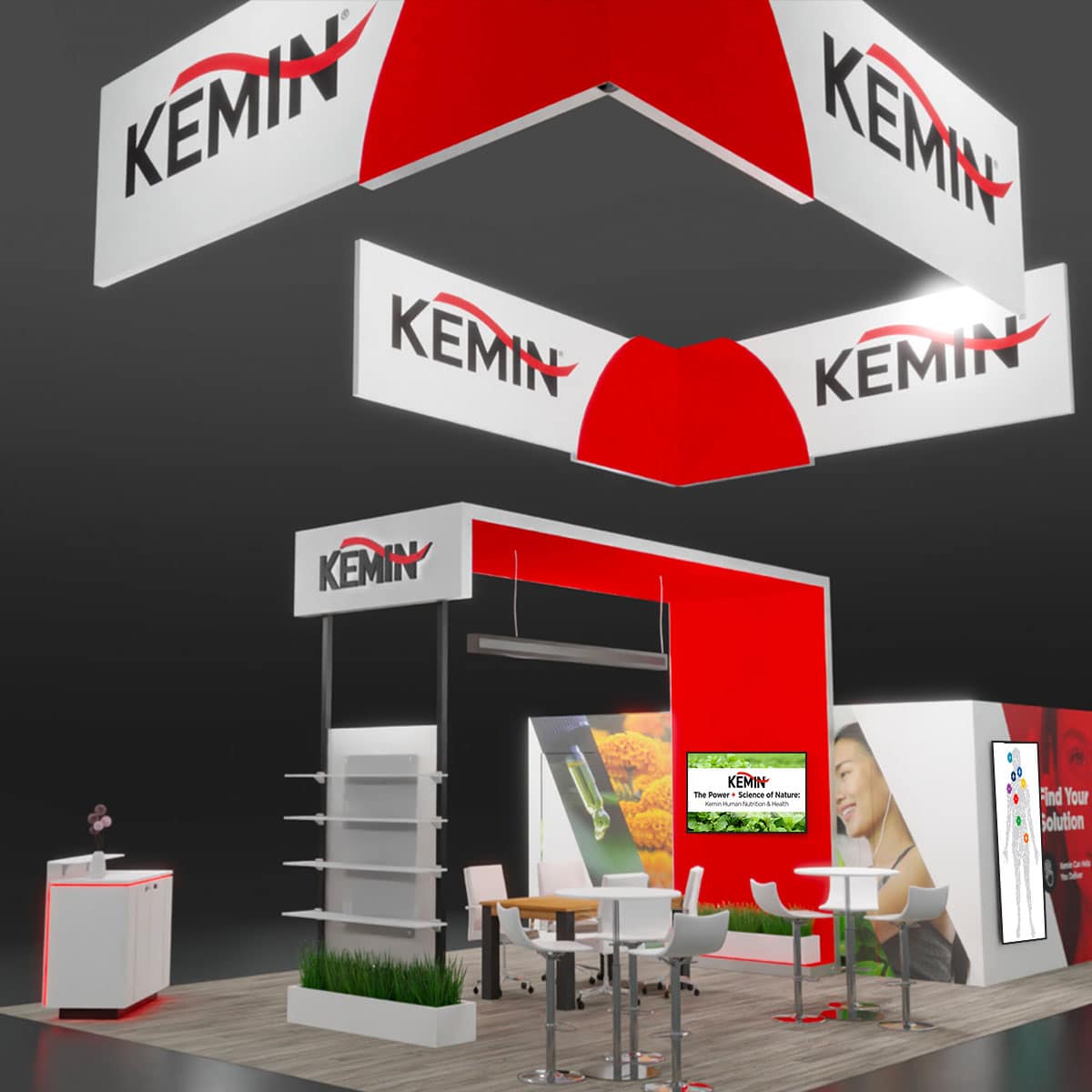 Kemin booth design