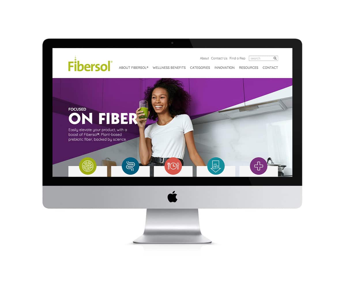 fibersol's new home page