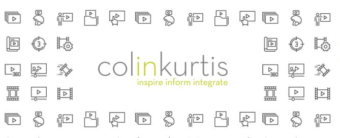 colinkurtis logo with advertising icons