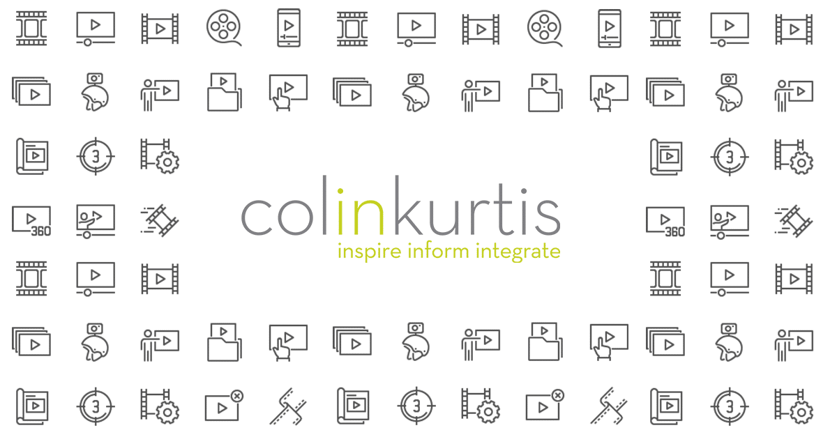 colinkurtis logo with advertising icons